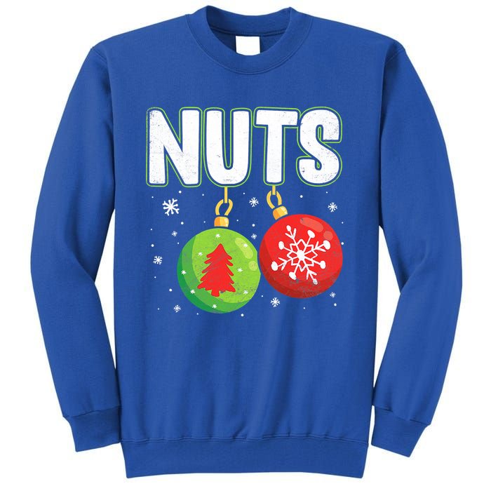 Chest Nuts Funny Matching Chestnuts Christmas Couples Nuts Meaningful Gift Tall Sweatshirt