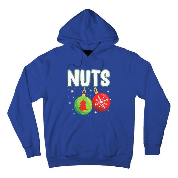 Chest Nuts Funny Matching Chestnuts Christmas Couples Nuts Meaningful Gift Tall Hoodie