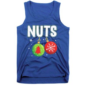 Chest Nuts Funny Matching Chestnuts Christmas Couples Nuts Meaningful Gift Tank Top