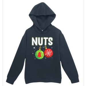 Chest Nuts Funny Matching Chestnuts Christmas Couples Nuts Meaningful Gift Urban Pullover Hoodie