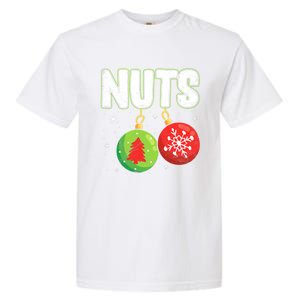 Chest Nuts Funny Matching Chestnuts Christmas Couples Nuts Meaningful Gift Garment-Dyed Heavyweight T-Shirt