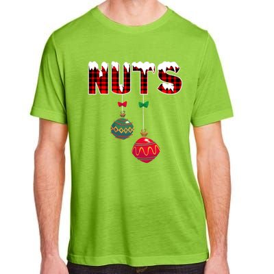 Chest Nuts Funny Matching Chestnuts Christmas Couples Nuts Cool Gift Adult ChromaSoft Performance T-Shirt