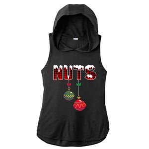 Chest Nuts Funny Matching Chestnuts Christmas Couples Nuts Cool Gift Ladies PosiCharge Tri-Blend Wicking Draft Hoodie Tank