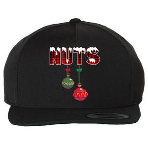 Chest Nuts Funny Matching Chestnuts Christmas Couples Nuts Cool Gift Wool Snapback Cap