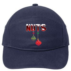 Chest Nuts Funny Matching Chestnuts Christmas Couples Nuts Cool Gift 7-Panel Snapback Hat