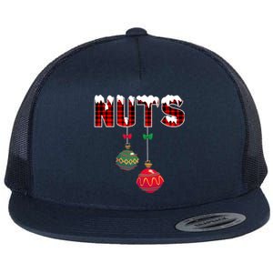 Chest Nuts Funny Matching Chestnuts Christmas Couples Nuts Cool Gift Flat Bill Trucker Hat