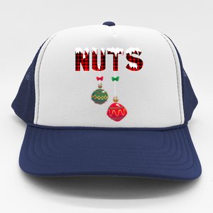 Chest Nuts Funny Matching Chestnuts Christmas Couples Nuts Cool Gift Trucker Hat