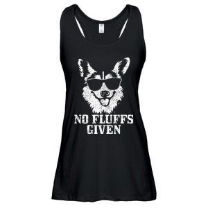 Corgi No Fluffs Given Dog Mom Dad Funny Corgi Ladies Essential Flowy Tank