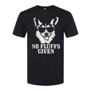 Corgi No Fluffs Given Dog Mom Dad Funny Corgi Softstyle® CVC T-Shirt