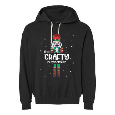 Crafty Nutcracker Family Matching Garment-Dyed Fleece Hoodie