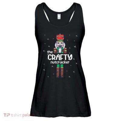 Crafty Nutcracker Family Matching Ladies Essential Flowy Tank