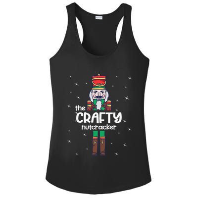 Crafty Nutcracker Family Matching Ladies PosiCharge Competitor Racerback Tank