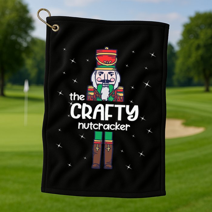 Crafty Nutcracker Family Matching Golf Towel