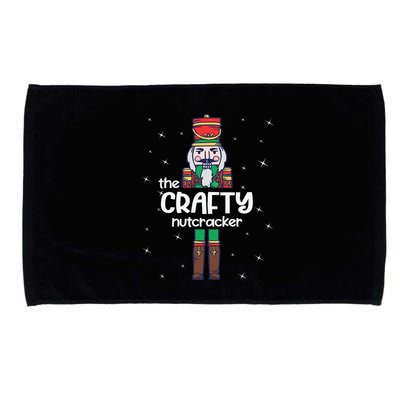 Crafty Nutcracker Family Matching Microfiber Hand Towel