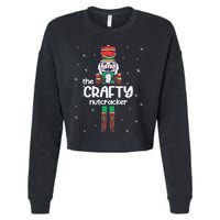 Crafty Nutcracker Family Matching Cropped Pullover Crew