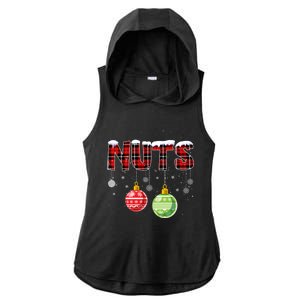 Chest Nuts Funny Matching Chestnuts Christmas Couples Nuts Funny Gift Ladies PosiCharge Tri-Blend Wicking Draft Hoodie Tank