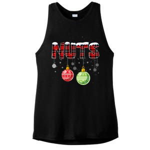 Chest Nuts Funny Matching Chestnuts Christmas Couples Nuts Funny Gift Ladies PosiCharge Tri-Blend Wicking Tank