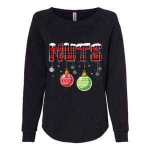 Chest Nuts Funny Matching Chestnuts Christmas Couples Nuts Funny Gift Womens California Wash Sweatshirt