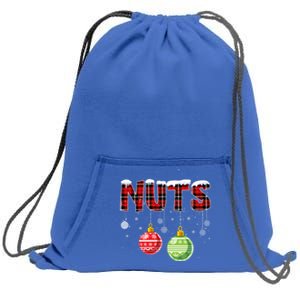 Chest Nuts Funny Matching Chestnuts Christmas Couples Nuts Funny Gift Sweatshirt Cinch Pack Bag