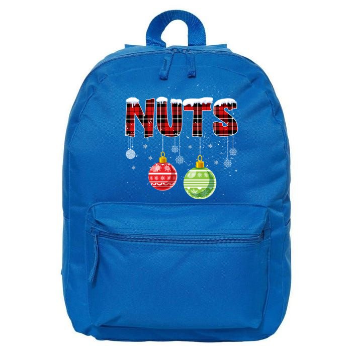 Chest Nuts Funny Matching Chestnuts Christmas Couples Nuts Funny Gift 16 in Basic Backpack