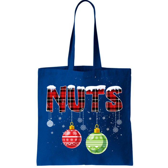 Chest Nuts Funny Matching Chestnuts Christmas Couples Nuts Funny Gift Tote Bag