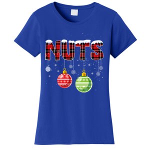 Chest Nuts Funny Matching Chestnuts Christmas Couples Nuts Funny Gift Women's T-Shirt