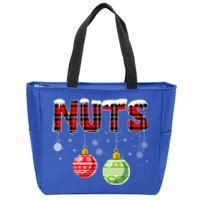 Chest Nuts Funny Matching Chestnuts Christmas Couples Nuts Funny Gift Zip Tote Bag