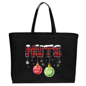 Chest Nuts Funny Matching Chestnuts Christmas Couples Nuts Funny Gift Cotton Canvas Jumbo Tote