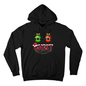 Chest Nuts Funny Matching Chestnuts Christmas Couples Chest  Hoodie