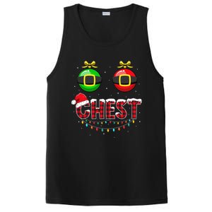 Chest Nuts Funny Matching Chestnuts Christmas Couples Chest  PosiCharge Competitor Tank