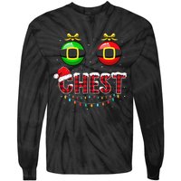 Chest Nuts Funny Matching Chestnuts Christmas Couples Chest  Tie-Dye Long Sleeve Shirt