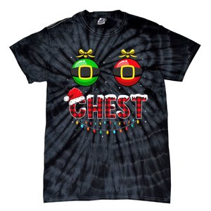 Chest Nuts Funny Matching Chestnuts Christmas Couples Chest  Tie-Dye T-Shirt