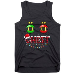 Chest Nuts Funny Matching Chestnuts Christmas Couples Chest  Tank Top