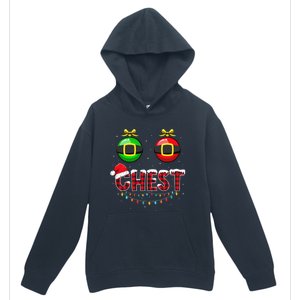 Chest Nuts Funny Matching Chestnuts Christmas Couples Chest  Urban Pullover Hoodie