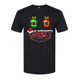 Chest Nuts Funny Matching Chestnuts Christmas Couples Chest  Softstyle CVC T-Shirt