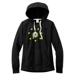 Cherokee Nation Flag Cherokee Women's Fleece Hoodie