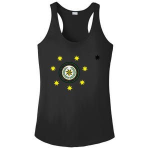 Cherokee Nation Flag Cherokee Ladies PosiCharge Competitor Racerback Tank