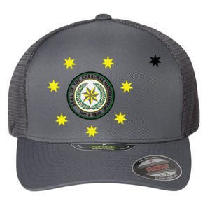 Cherokee Nation Flag Cherokee Flexfit Unipanel Trucker Cap