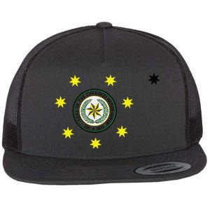 Cherokee Nation Flag Cherokee Flat Bill Trucker Hat