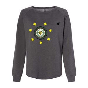 Cherokee Nation Flag Cherokee Womens California Wash Sweatshirt