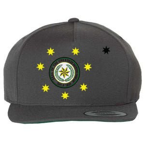 Cherokee Nation Flag Cherokee Wool Snapback Cap