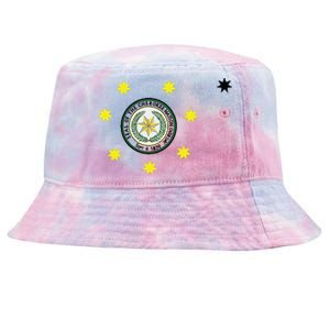 Cherokee Nation Flag Cherokee Tie-Dyed Bucket Hat