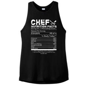 Chef Nutrition Facts Cool Chef Tee Gift For Chefs Ladies PosiCharge Tri-Blend Wicking Tank