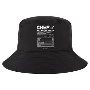 Chef Nutrition Facts Cool Chef Tee Gift For Chefs Cool Comfort Performance Bucket Hat