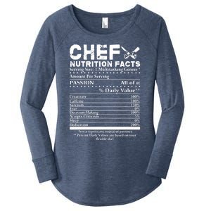 Chef Nutrition Facts Cool Chef Tee Gift For Chefs Women's Perfect Tri Tunic Long Sleeve Shirt