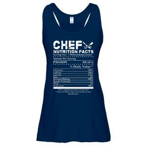 Chef Nutrition Facts Cool Chef Tee Gift For Chefs Ladies Essential Flowy Tank