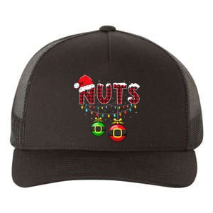 Chest Nuts Funny Matching Chestnuts Christmas Couples Nuts  Yupoong Adult 5-Panel Trucker Hat