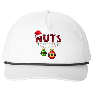 Chest Nuts Funny Matching Chestnuts Christmas Couples Nuts  Snapback Five-Panel Rope Hat