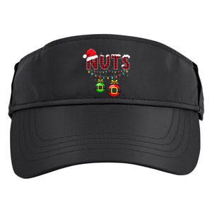 Chest Nuts Funny Matching Chestnuts Christmas Couples Nuts  Adult Drive Performance Visor