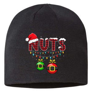 Chest Nuts Funny Matching Chestnuts Christmas Couples Nuts  Sustainable Beanie